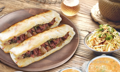 河间府路驴肉火烧(金泰美食城店)