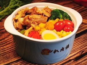 Pan-fried Meat Rice Soup (Normal University North Canteen Store)