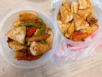 How to Mix · Fried Skewers with Flatbread