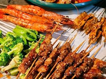 Skewered BBQ (Small Sausage Style)