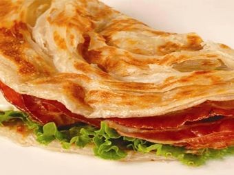 特色拌米线鸡蛋卷饼