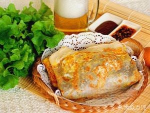 Yueli Pancake with Egg and Savory Fillings (Weike Store)