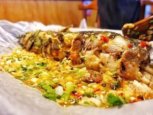 San Zhu Paper Wrapped Grilled Fish (Tai Dong Store)