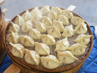 Beef Dumplings with Soup