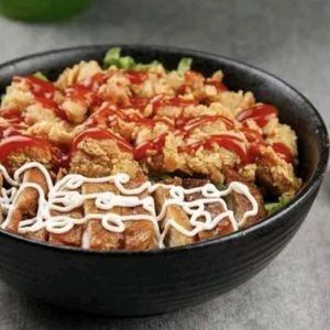 Crispy Chicken Rice Bowl with BBQ Sauce (Sunshine New City Branch)