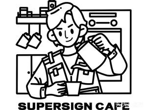 SUPERSIGN CAFE Super Symbol (Shulu Community Store)