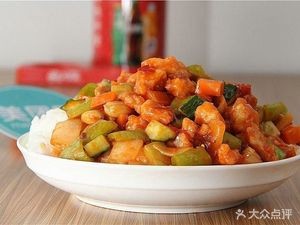 Delicious Rice with Sauce and Stir-Fry (Jingxiuyuan Food City)
