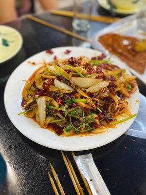 Halal Lao Ma Fried Skewers