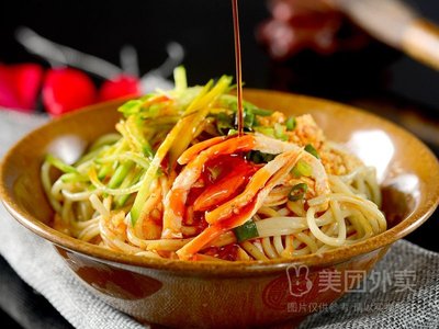 Grilled Cold Noodles Meet Roasted Sweet Potato