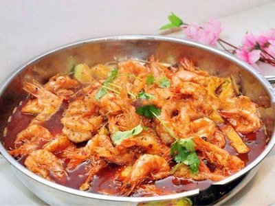 Wang Po's Giant Shrimp Charcoal Frog Legs