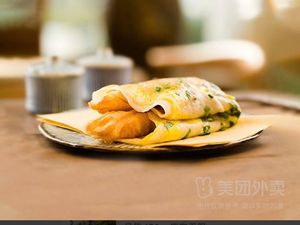 Farmhouse Pancake, Large Flatbread, Egg, Hand-Rolled Pancake