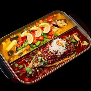 Uncle Yu's Double-Flavor Grilled Fish · Shaoxing Wine Chicken (Jindian New City Dijing Store)