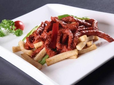 Large Filling Dumplings and Home-style Vegetables