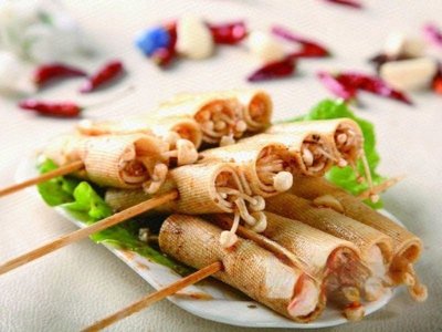Lao Chen Tou Fried Skewers Shop · Flatbread with Everything