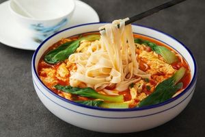 Outstanding Flat Noodles with Special Beef Tripe