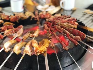 Flame Mountain Fire Pit BBQ