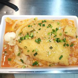 One Person's Grilled Fish Rice