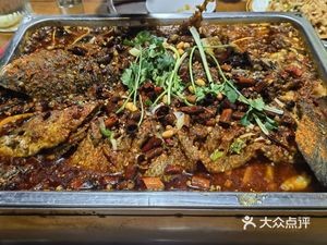 Little Sichuan Roast Chicken with Sour Cabbage Fish