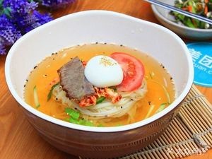 Miao Family Girl Crossing Bridge Rice Noodles Spicy Soup Fried Skewers Cold Noodles