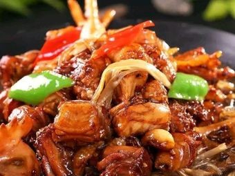 One Hand · Stir-Fried Chicken Rice