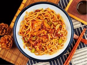 Jiang Hong Mao · Xinjiang Fried Rice Noodles (Tingzi Store)