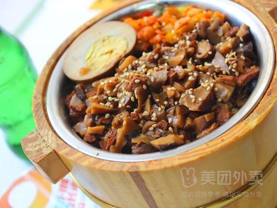 Sunflower Pottery Noodle Box (Wooden Bucket Rice)