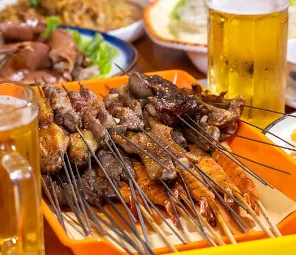 Da Wan Outdoor Cinema · Skewers · Oil Edge · Beer · Lobster · Night Snack