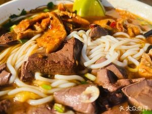 A Noodle Shop Featuring Specialty Blood Vermicelli