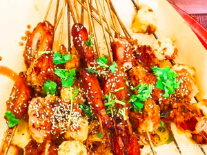 New Style Peanut Skewers
