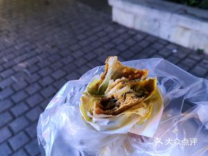 Taishan Mixed Grain Crepes with Grilled Cold Noodles