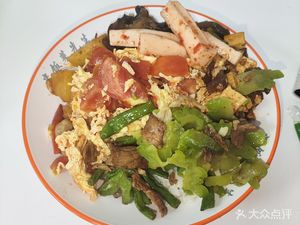 Rice and Vegetable Master Self-Service Meal