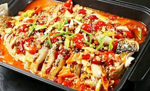 Old Friend's Wanzhou Grilled Fish Stone Pot Fish Crawfish