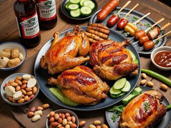Soy Sauce and Roasted Chicken with Juices
