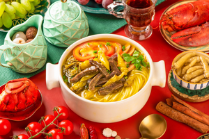 Fried Tongue with Pickled Chili Beef Rice Noodles (Zhongba Branch)