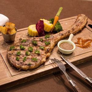 Joyful Green Wall Western Restaurant