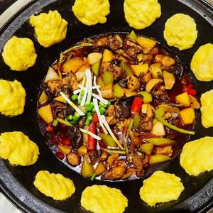 Shilin Courtyard Fresh Frogfish Hot Pot · Firewood Chicken