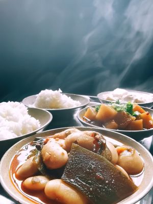 Daci Temple Vegetarian Food