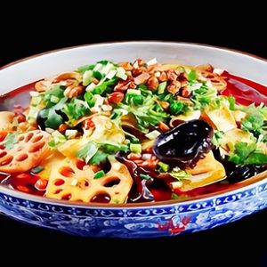 Dian Dian Spicy Hot Pot with Beef Oil and Braised Vegetables (Jianshe Road Branch)