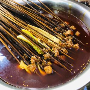 Rabbit Skewers Spicy