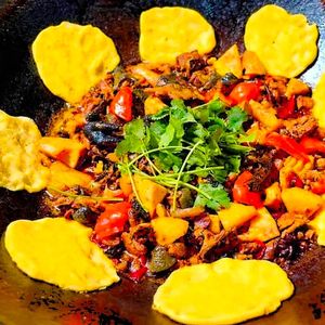 Mountain and Water Impression · Firewood Chicken ·自助 Grilled Meat