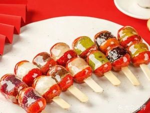 Old Beijing Sugar Love Pear Candy on a Stick