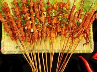 Charcoal Grilled Waist Monster Lamb Skewers