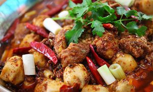 Old Brand Mingzhu Roast Chicken with Acid Fish Soup