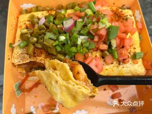 Purple Rice Balls with Egg-Battered Potato