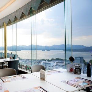 Friendly Hotel · West Lake Rotating Full Lake View Restaurant