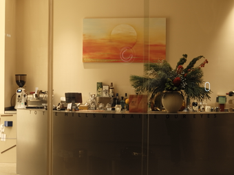 Golden Coffee Sunset Coffee