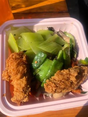 Sister and Brother Fast Food Box Lunch