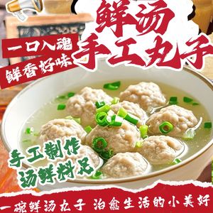 Fresh Soup Handmade Meatballs