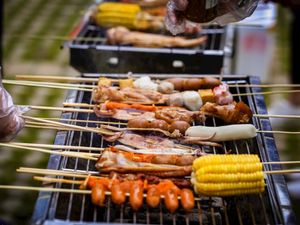 Bamboo Forest Park Outdoor Self-Service BBQ