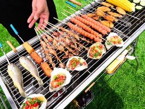 Flame Mountain Villa Roast Whole Lamb · Outdoor自助 BBQ Camping Base (Yubei Branch)